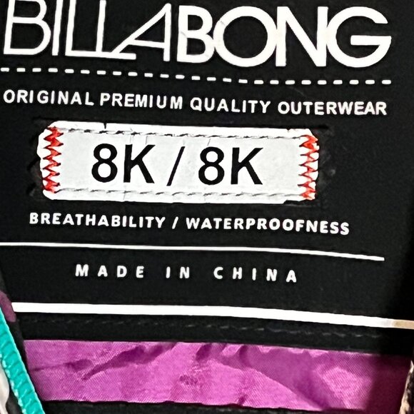 Women's Billabong Ski Snowboard Waterproof Hooded Jacket Size XS - Picture 2 of 6